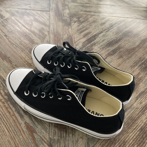 Chuck Taylor All Star Lift Platform Canvas Black/W Shoes - Chuck Taylor All Star Lift Platform Canvas Black